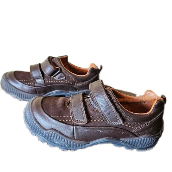 MB by Minibel kids boys leather velcro shoes brown size 33 Eur 1.5 US - Picture 2 of 7